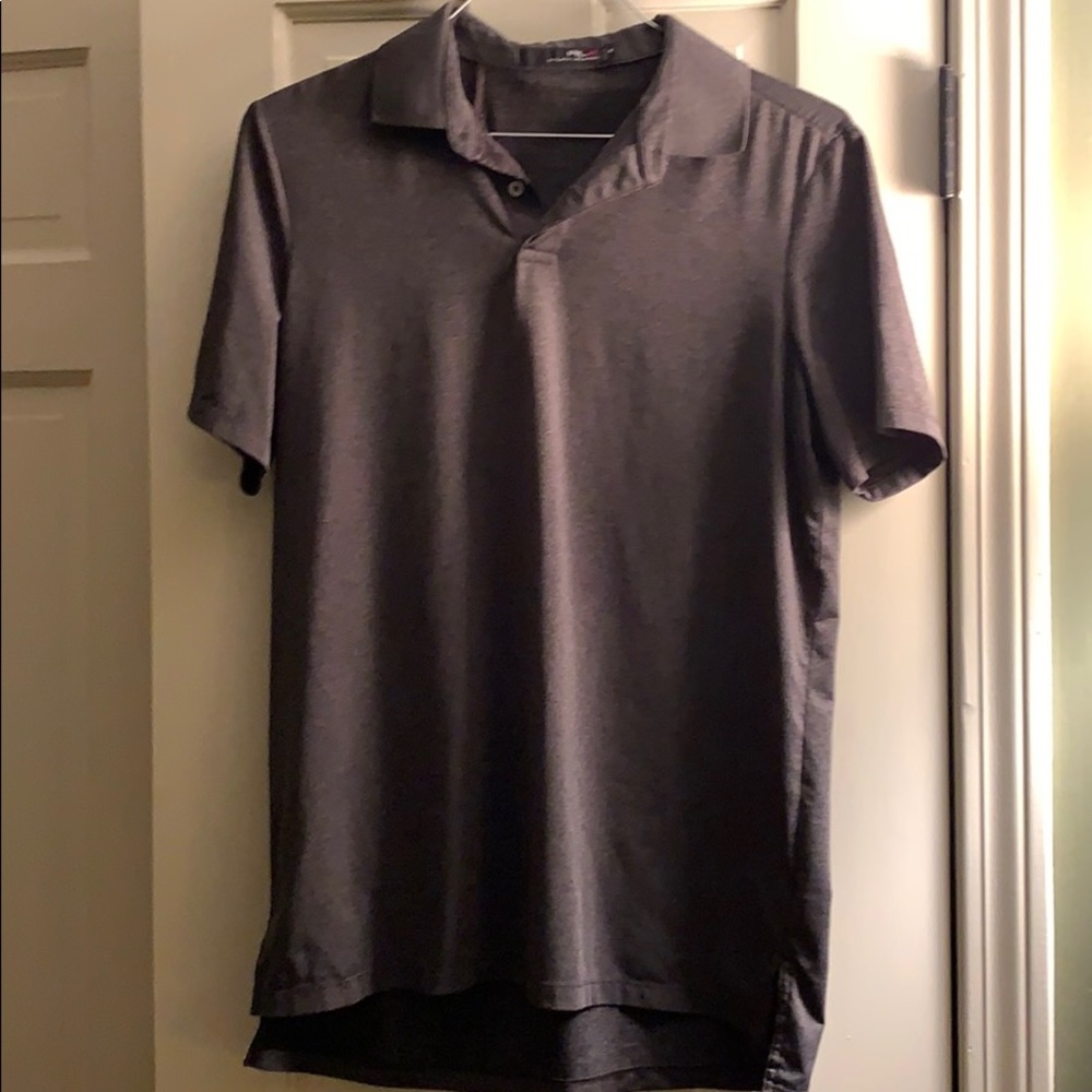 Ralph Lauren Sport Collared Shirt All Gray Medium